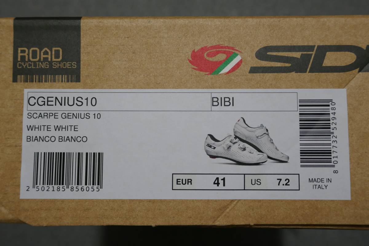 8466円 SIDI GENIUS 10 サイズ41 ホワイト 25.5㎝ - 25cm~ 8466円 SIDI GENIUS 10 サイズ41 ホワイト 25.5㎝ - 25cm~