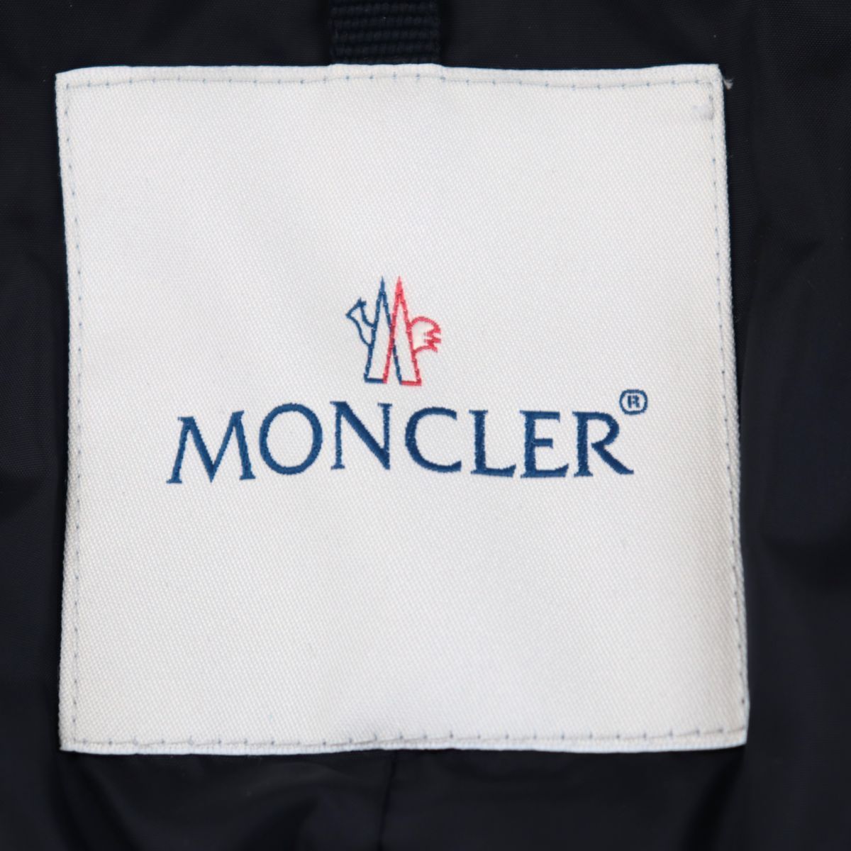 モンクレール CLAVIER ダウンジャケット メンズ 黒 0 ジップアップ 国内正規 MONCLER_画像6
