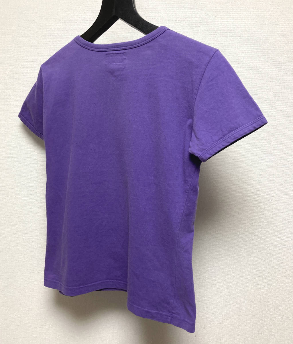 agnes b. フランス製 半袖 カットソー Tシャツ 2 アニエスベー 2 紫 パープル_画像6