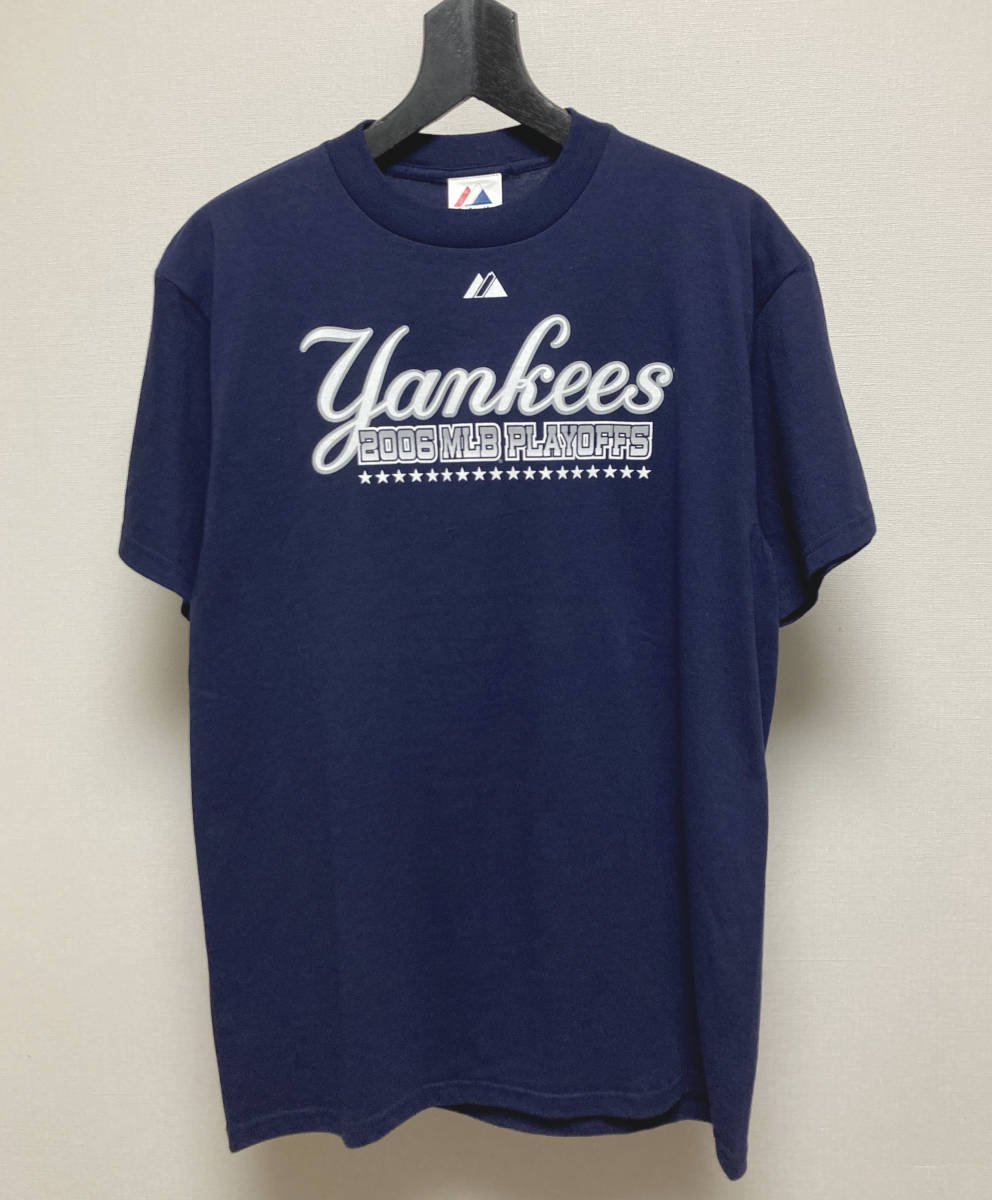 未使用品 MLB 2006年 00s ヤンキース Tシャツ Majestic 松井 ジーター デッドストック ビンテージ_画像8