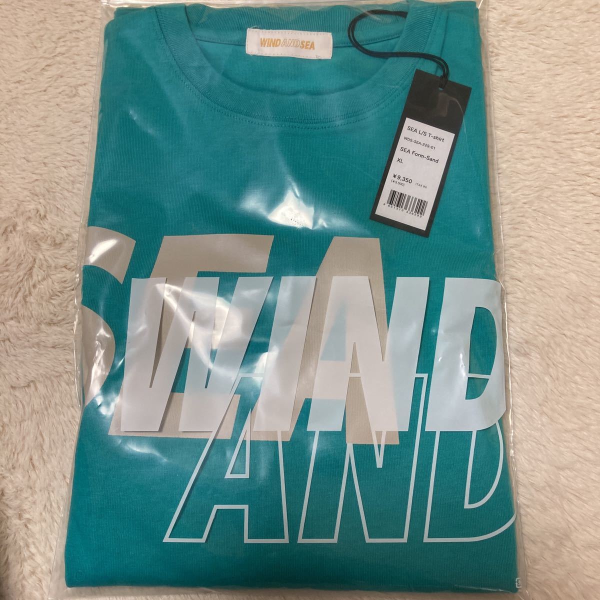 XL】 wind and sea SEA L/S T-shirt / SEA Form-Sand (SEA-22S-01