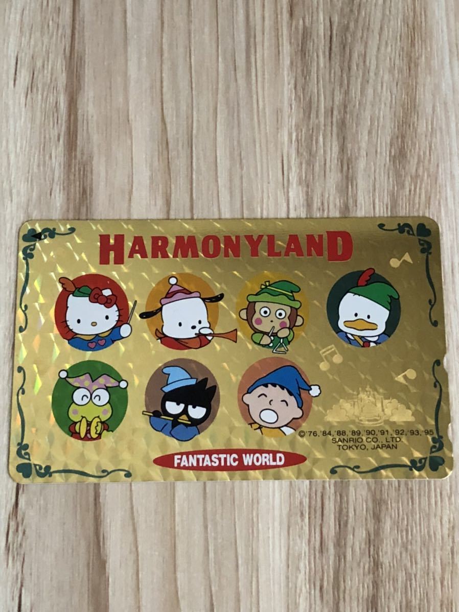 [ не использовался ] телефонная карточка - - moni - Land Hello Kitty вентилятор ta палочка world Sanrio 