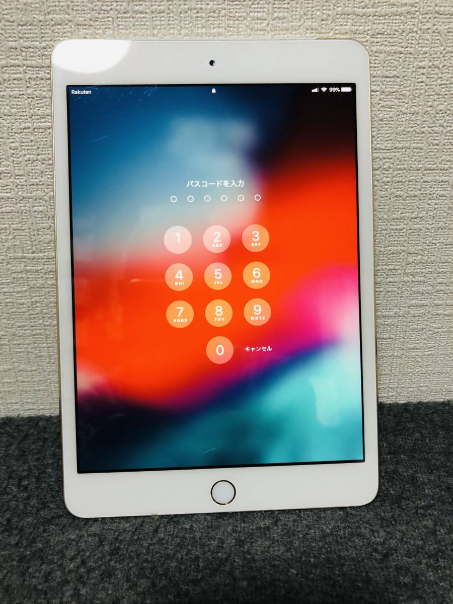 iPad mini 第3世代 64GB GOLD Wi-Fi+Cellularモデル（SIMフリー） ic