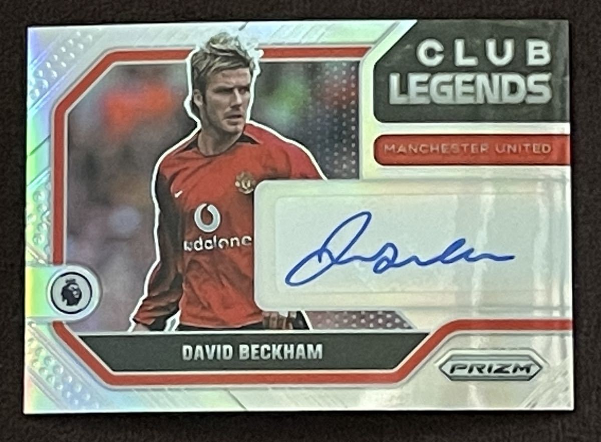 ☆2021-22 Panini Prizm Premier League David Beckham Auto