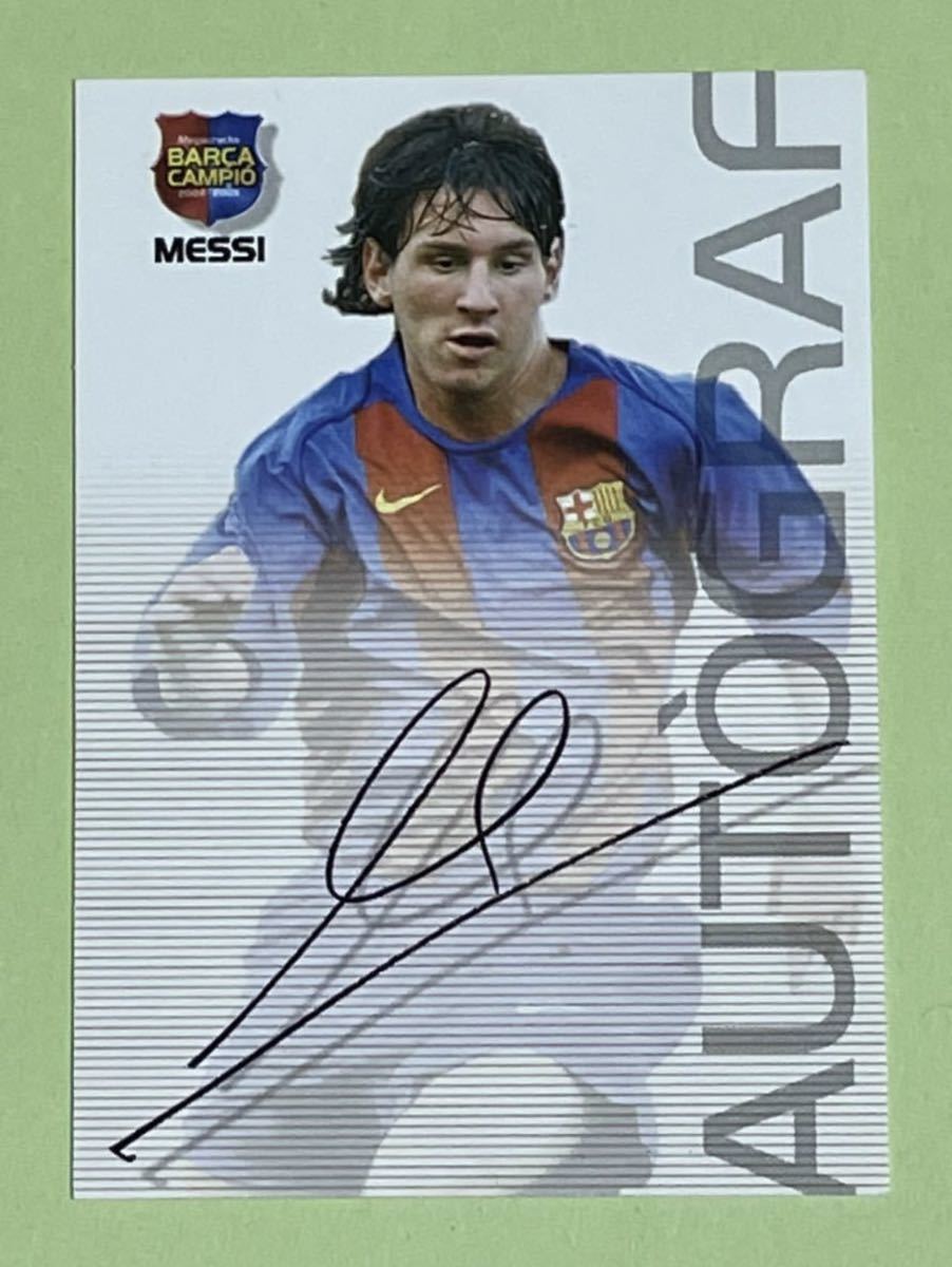 50 割引 代引可 04 Lionel Messi Panini Megacracks Barca Campeon Rookie Auto メッシ ルーキー サイン カード 記念品 関連グッズ スポーツ別 スポーツ レジャー Www Tsrplc Com