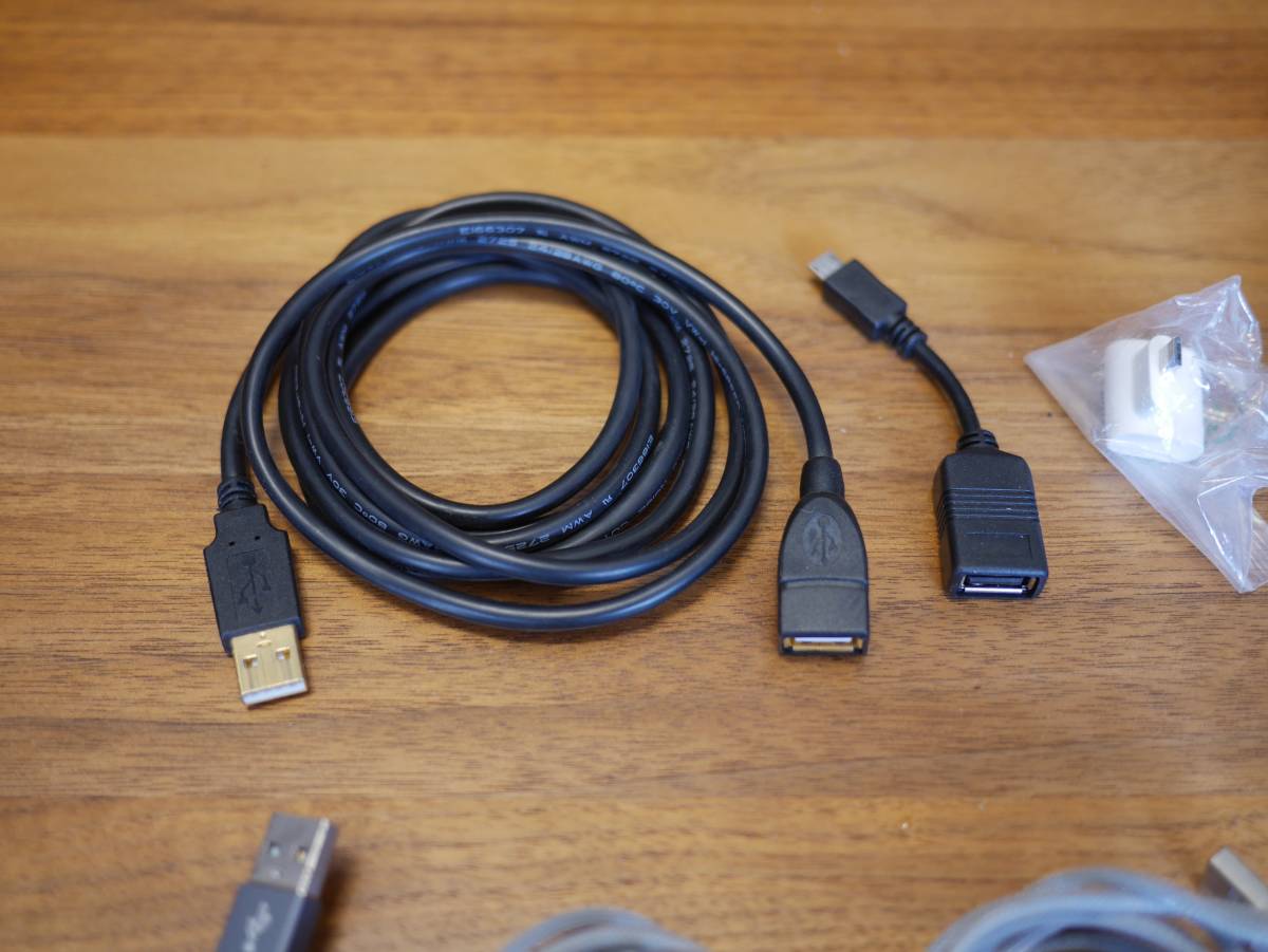 USBケーブル いろいろ Lightning、Dockコネクタ、延長ケーブル、Micro-B 3.0、TypeBなど