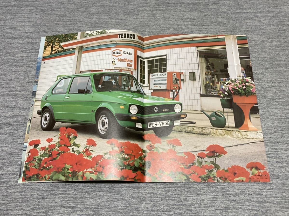 【旧車カタログ】 1980年 フォルクスワーゲンゴルフディーゼル 日本語版_画像3