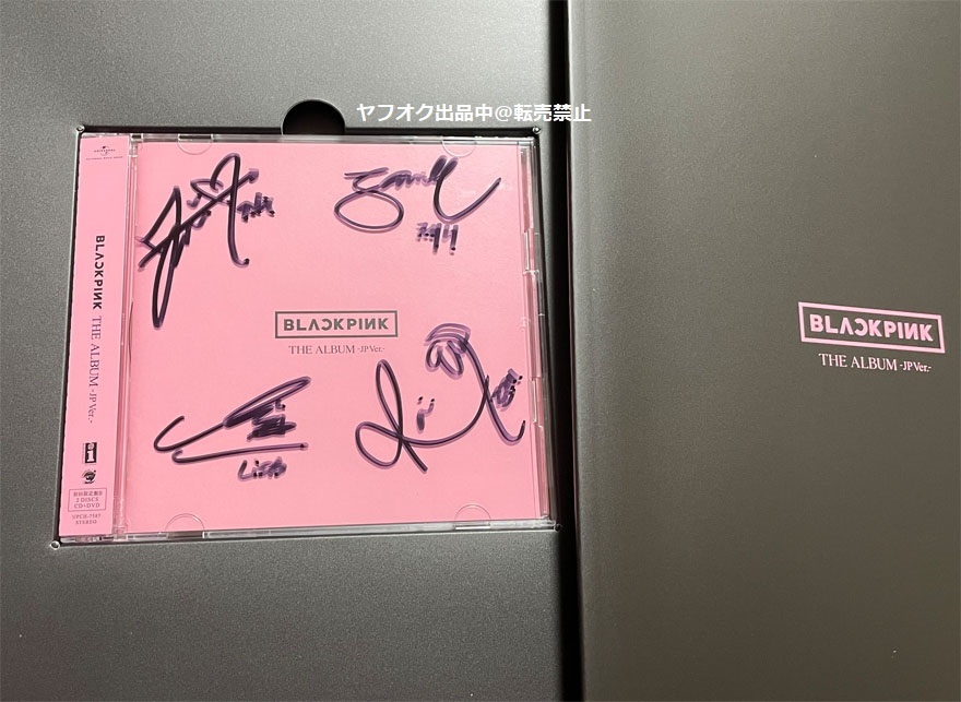 オリジナルデザイン手作り商品 ☆入手困難☆BLACKPINK直筆サイン☆4人