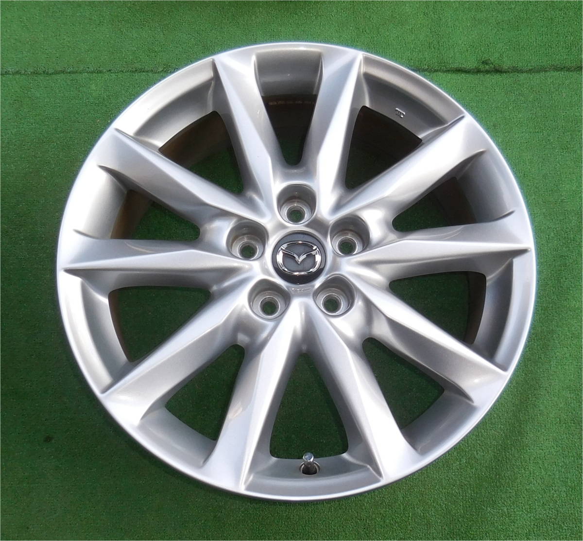 ○マツダ純正アルミホイール 18×7J (50) 5H 114.3 4本 CX-3 CX-5