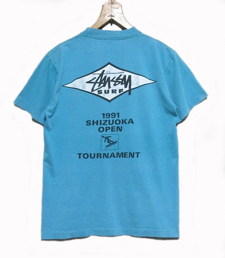 OLD STUSSY SURF 1991 SHIZUOKA OPEN TOURNAMENT 黒タグ ステューシー