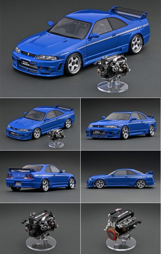 WEB限定】 イグニッションモデル 1/18 Nismo R33 GT-R 400R Blue With