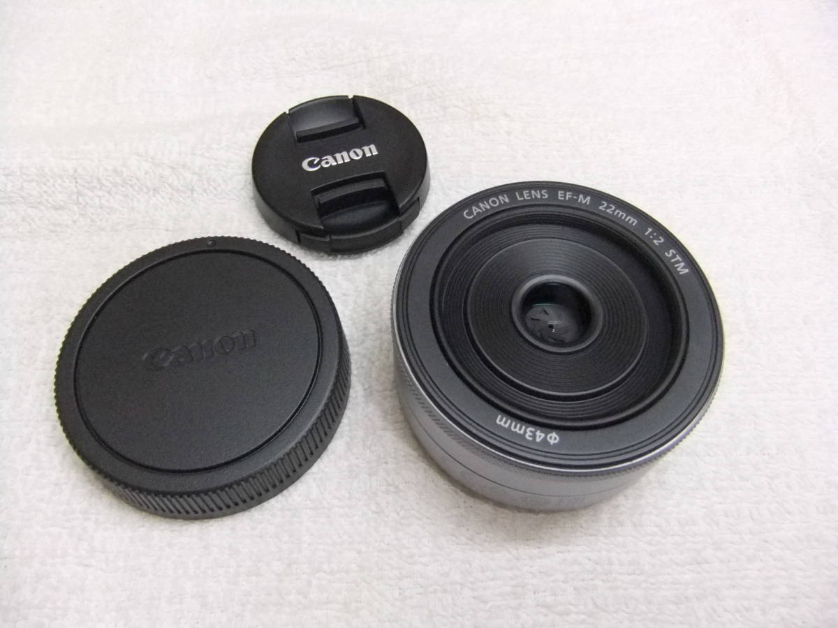 美品 キャノン CANON EF-M 22mm F2 STM シルバー | jmassur.be