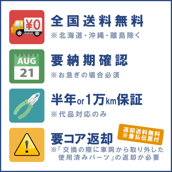 グロリア HY34 49110-AG300 パワステポンプ ベーンポンプ リビルト 国内生産 送料無料 ※要適合確認 ※要納期確認_画像3