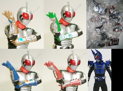 特典付 ULTIMATE SOLID アルティメットソリッド 仮面ライダー 4 全6種セット 電王 ガタック 旧2号 ブラックRX スーパー1 2種 送料400円～_画像3