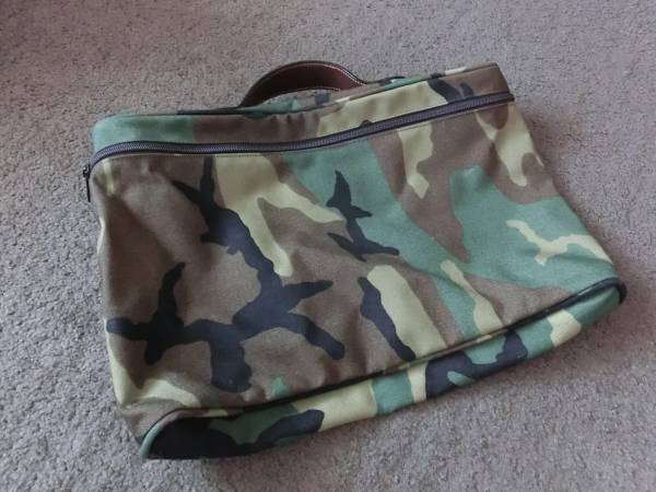  beautiful goods rare! Herve Chapelier Brief bag / camouflage camouflage -ju limitation complete sale 