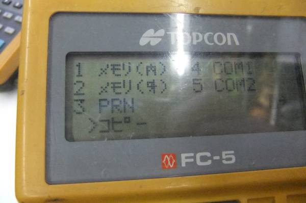 160920測量TOPCON☆トプコン電子野帳データコレクタＦＣ－５(ジャンク扱_画像3
