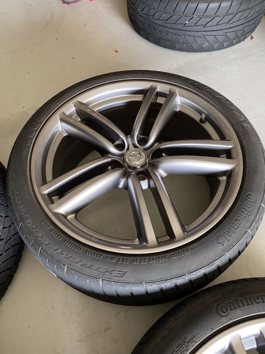 フーガ純正 19インチ 8.5J +50 245 40 19 ホイール タイヤ付 新着
