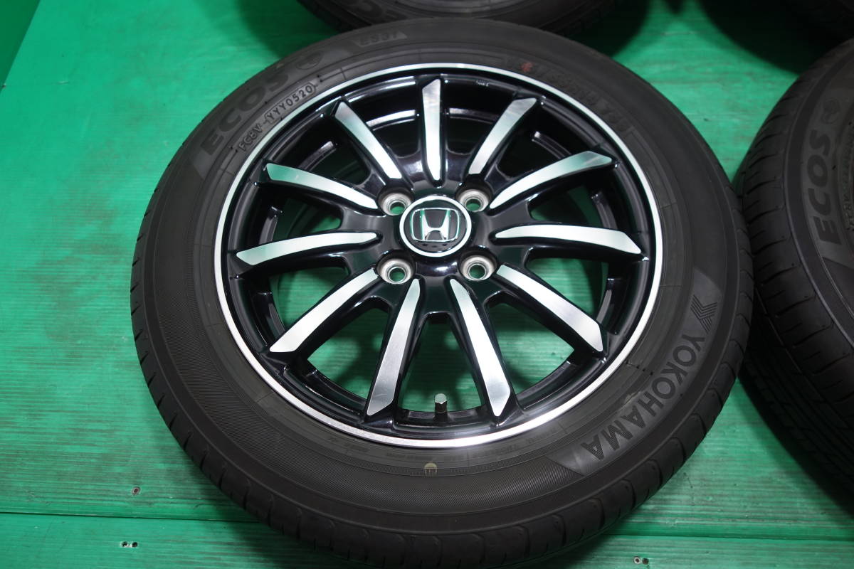 H898-20 送料無料 155/65R14 夏タイヤ 4本セット YOKOHAMA 7分山 深溝