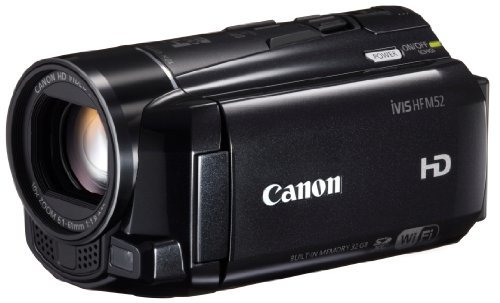 Canon NEW デジタルビデオカメラ iVIS HF M52 良品 光学10倍ズーム ブラック 中古 海外最新 フルフ