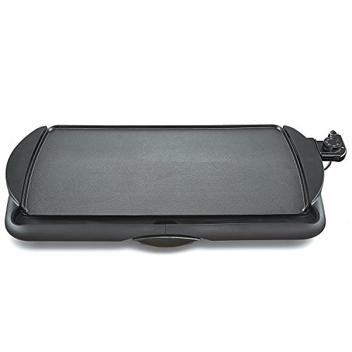 BELLA 10.5 Inch by 20 Inch Electric Non Stick Griddle, Black BPA-FREE (中古 良品)