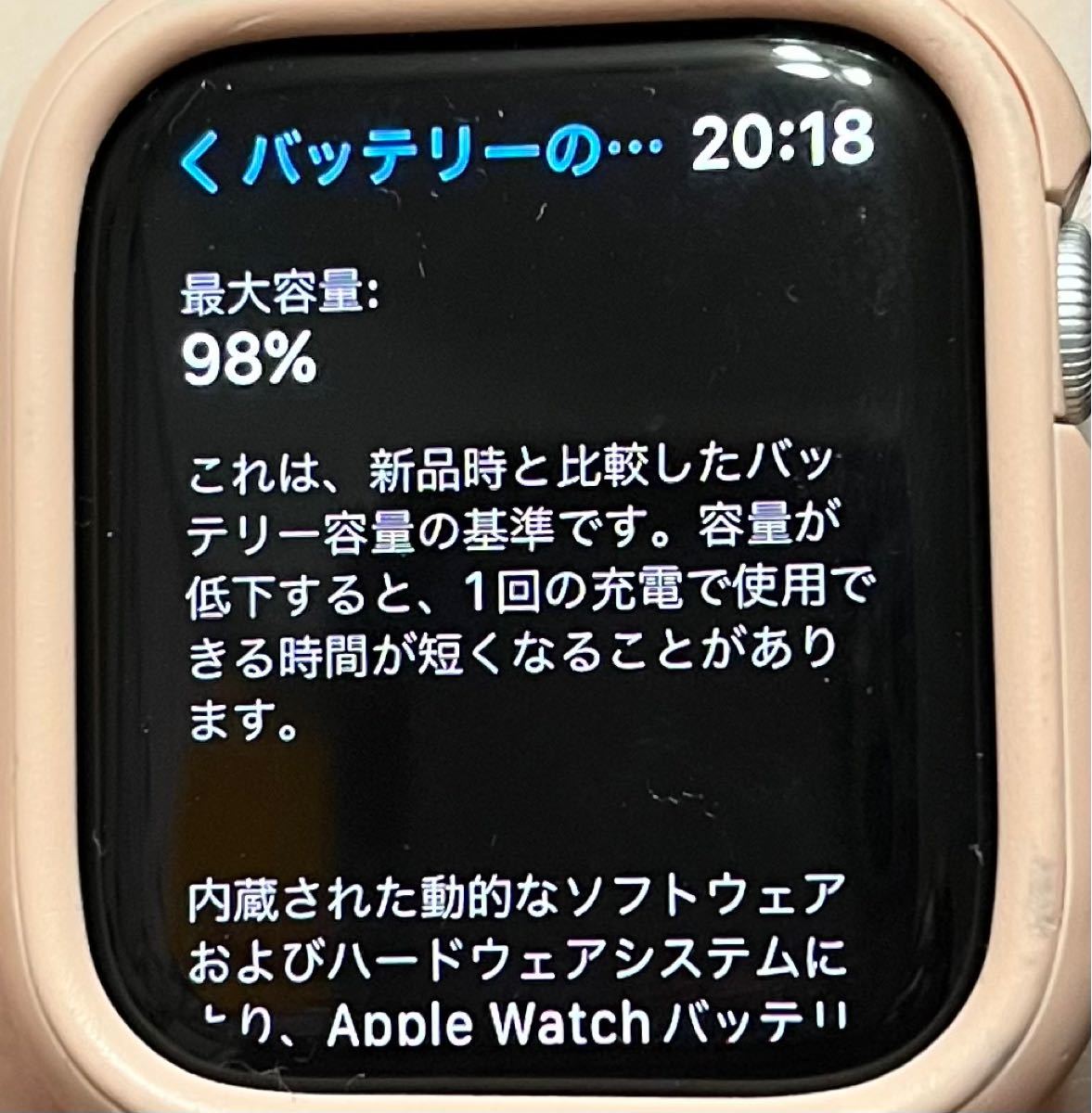Apple Watch SE GPSモデル 44mm シルバーアルミニウムケースと Apple Watch SE GPSモデル 44mm シルバーアルミニウムケースと