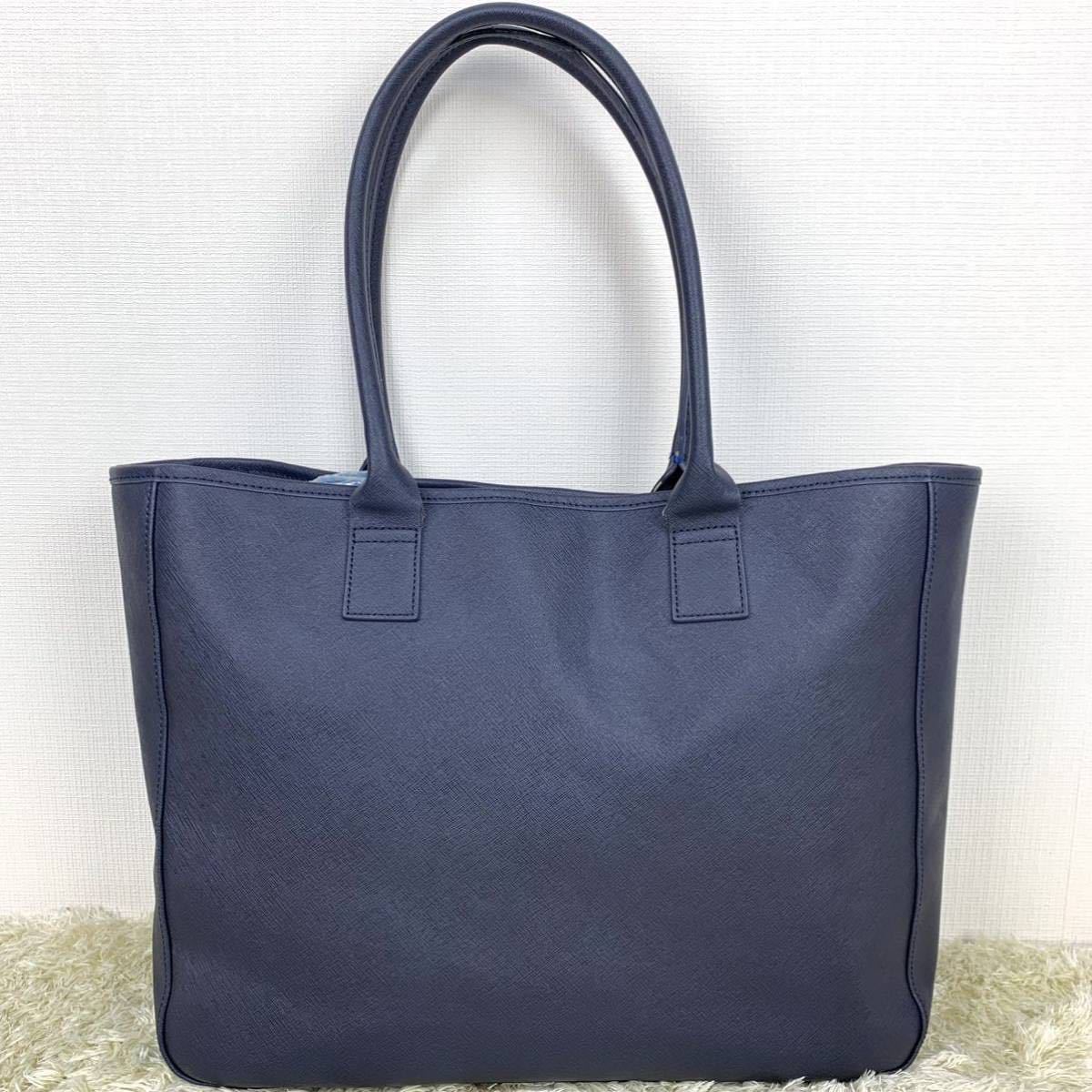 1円美品 ポールスミスPaul Smith PC収納可 ロゴプレート トートバッグ