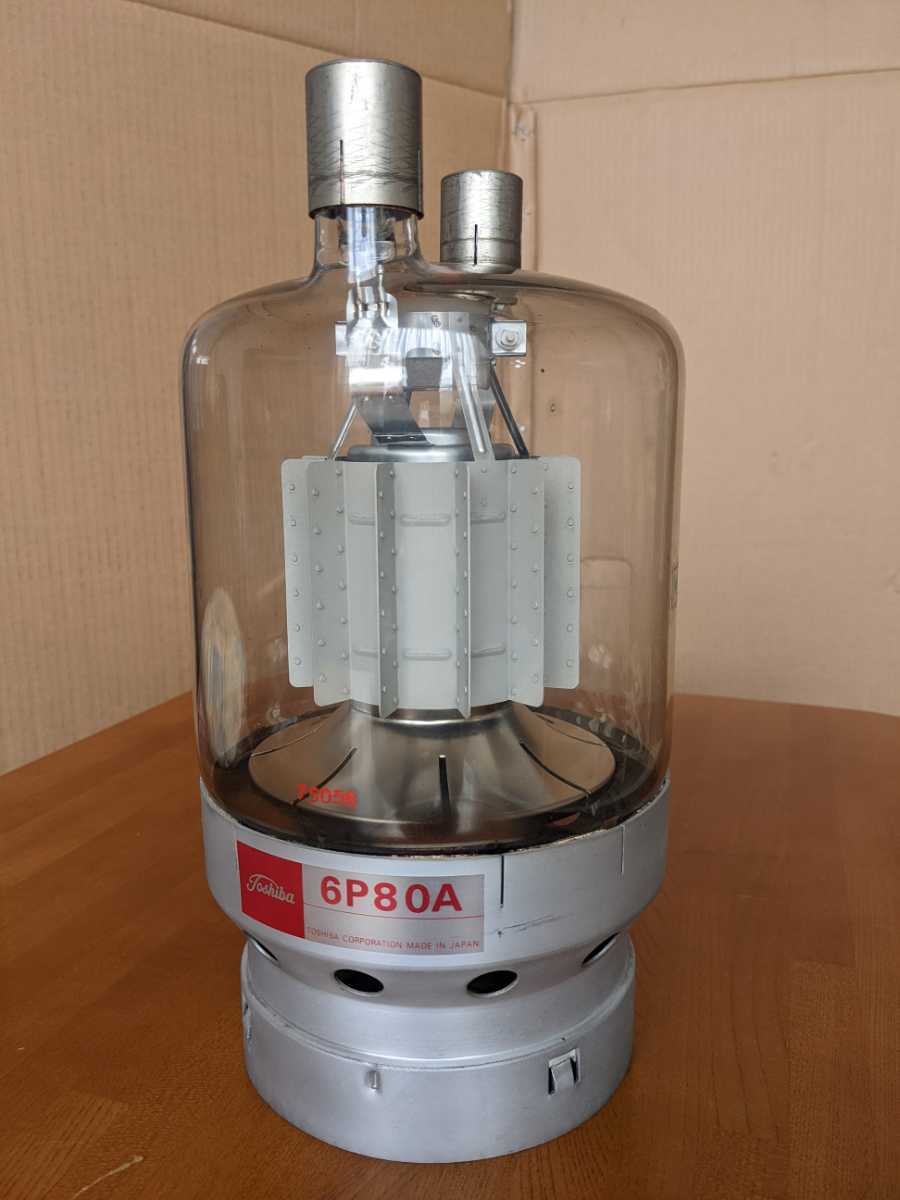 Yahoo!オークション - レトロ アンティーク 真空管 東芝 6P80A Yahoo!オークション - レトロ アンティーク 真空管 東芝 6P80A