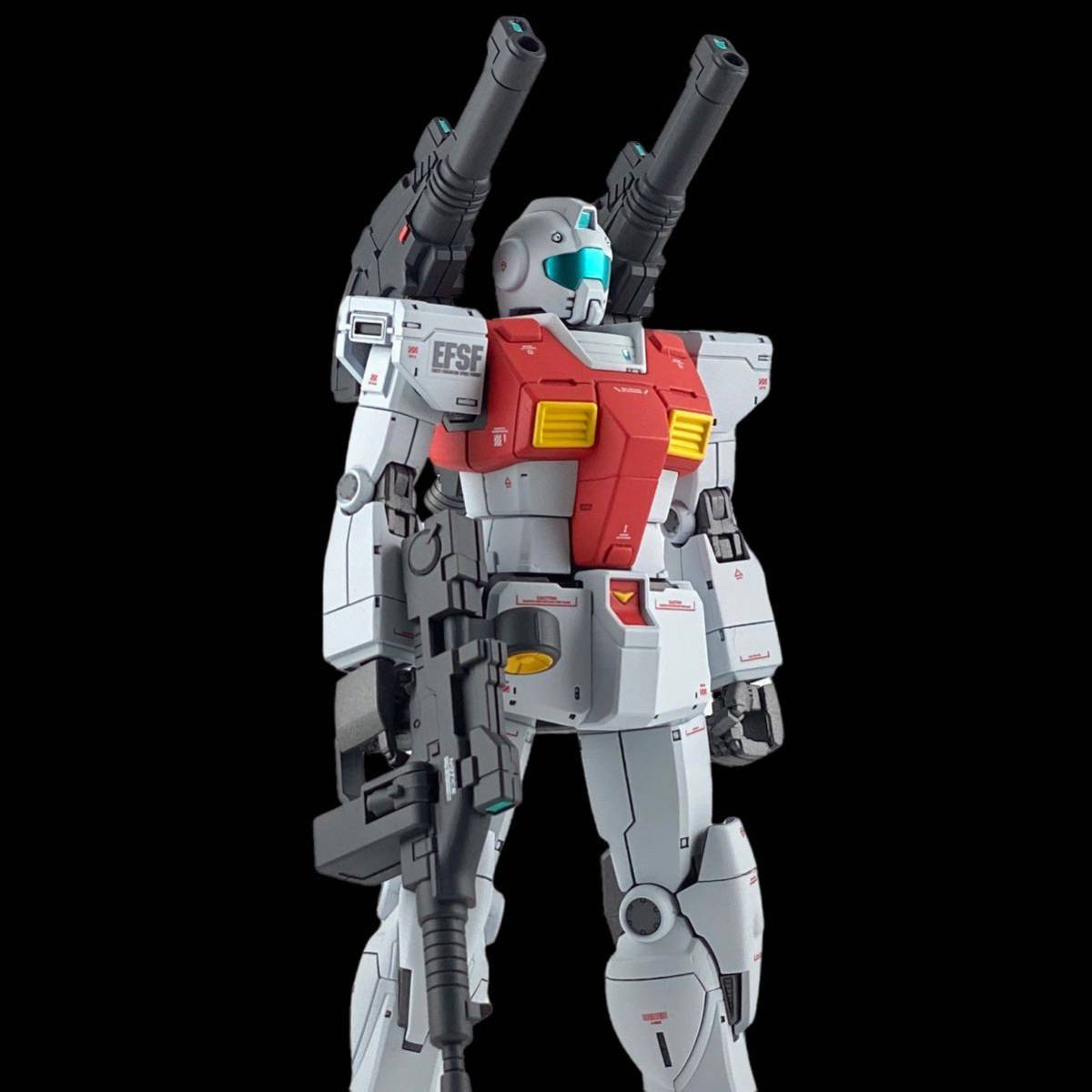 HG 1/144 ジム (オリジン版) 改修塗装済 完成品 ガンプラ HG 1/144 ジム (オリジン版) 改修塗装済 完成品 ガンプラ