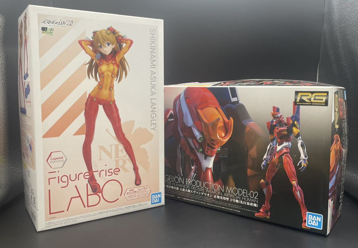 未組立】Figure-riseLABO 式波・アスカ・ラングレー & RG