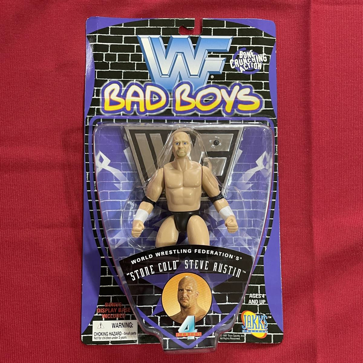 送料込 WWF(WWE)未開封フィギュア ストーン・コールド・スティーブ