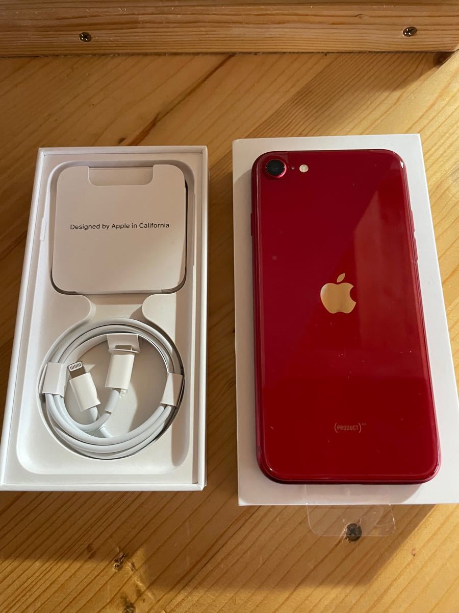 iPhone se 第3世代 128GB simフリー RED iPhoneSE3