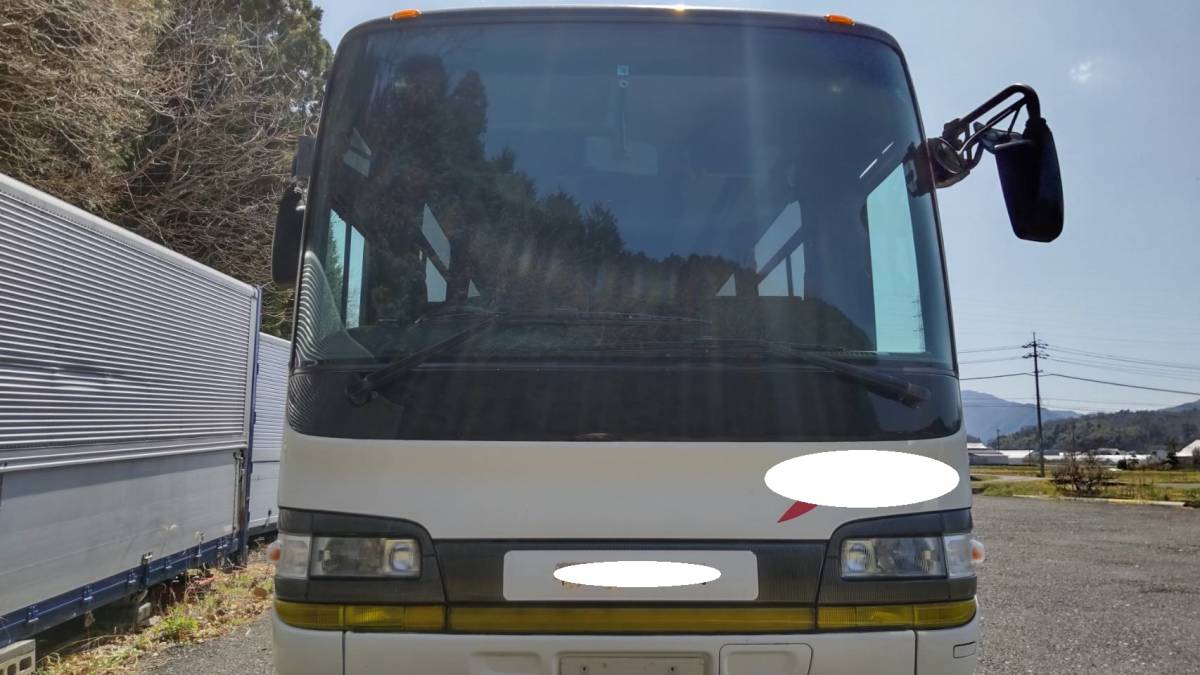「 日野 セレガR 大型バス 観光バス 平成15年式 58人乗り RU4FSEA 機関良好 引き取り限定 広島♪ 貫通トランク FF6速 SELEGA R」の画像2