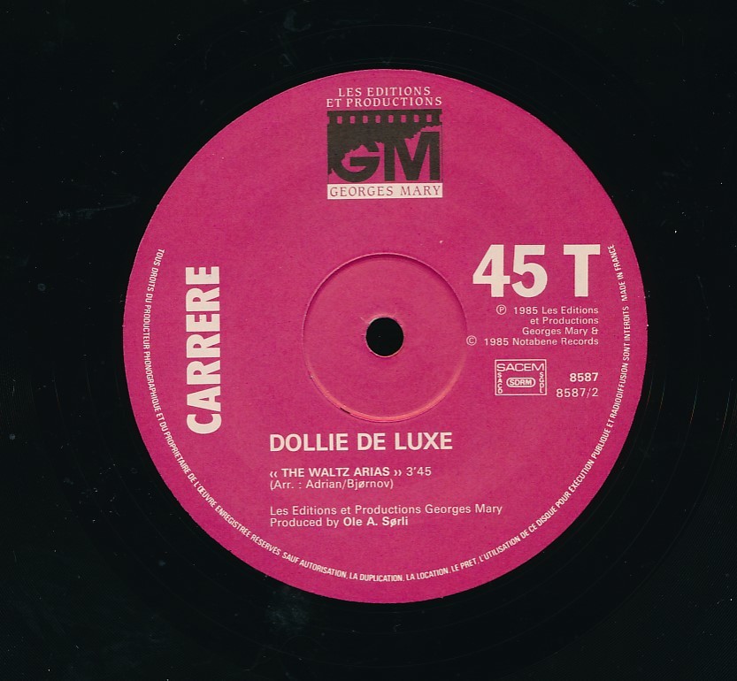 H-352　Dollie de　Luke　/　ROCK 　contre　OPERA　（FRANCE　12inch）_画像3