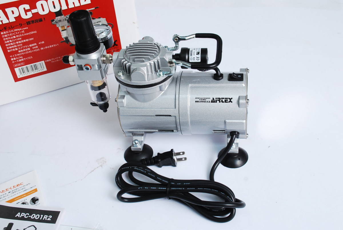 エアテックス コンプレッサー APC-001R2 品(エアブラシ)|売買された ...