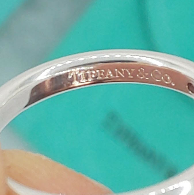 ティファニー ピンクサファイアバンドリング12号TIFFANY&Co