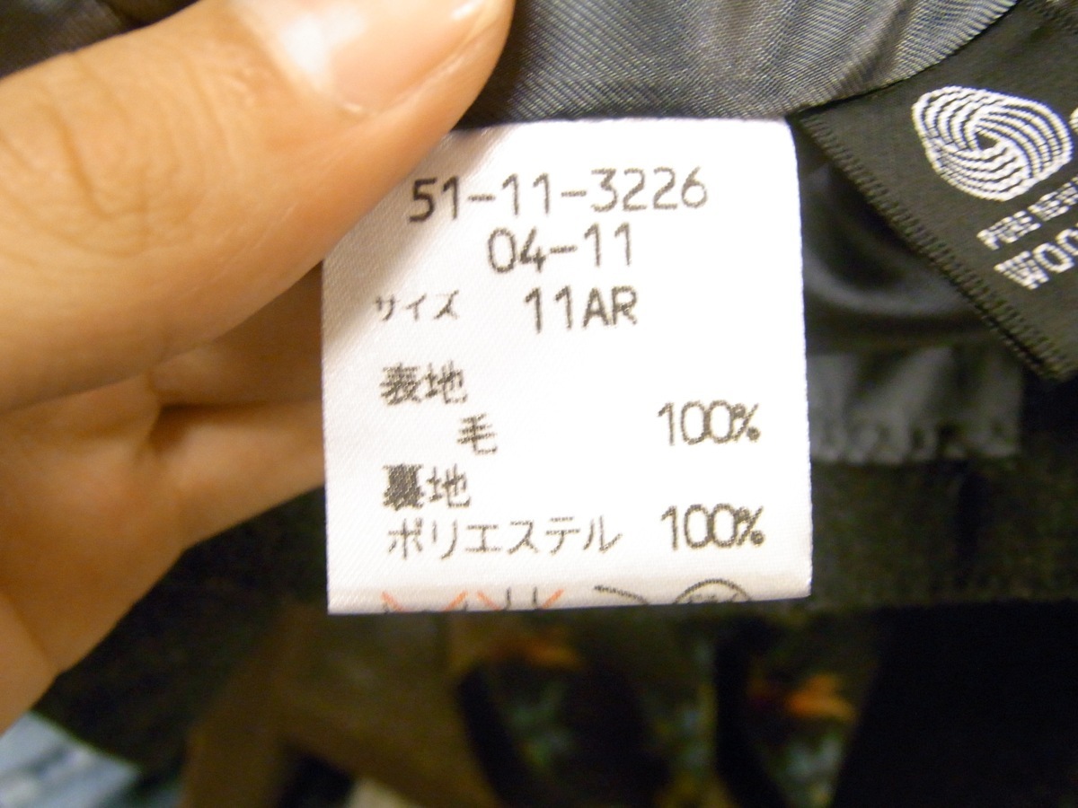 美品 MADE IN JAPAN NEW YORKER WOOL JACKET SIZE 11AR 日本製 ウール ジャケット_画像5