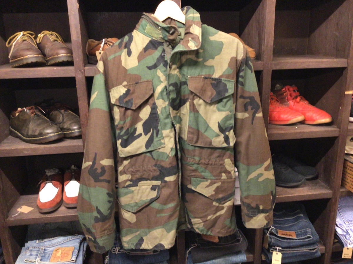 M-65 CAMO SIZE S? アメリカ軍 カモ ジャケット 迷彩 カモフラ_画像1