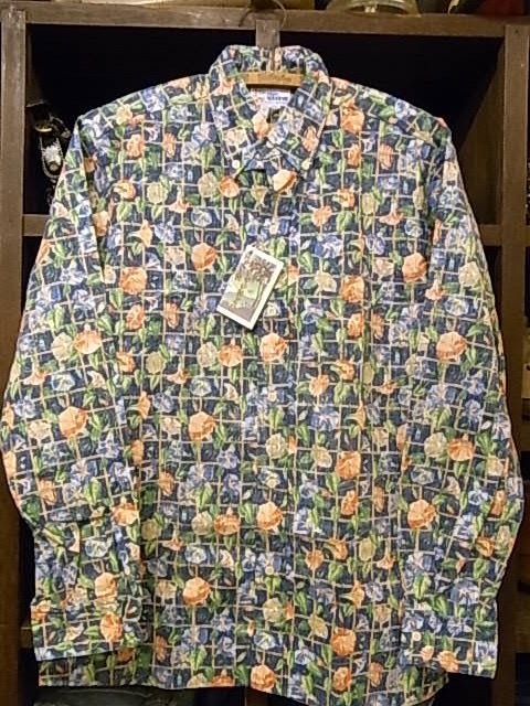 DEADSTOCK MADE IN HAWAII RYEN SPOONER L/S HAWAIIAN SHIRT SIZE S 新品 ハワイ製 レインスプーナー 長袖 ハワイアン シャツ アロハ