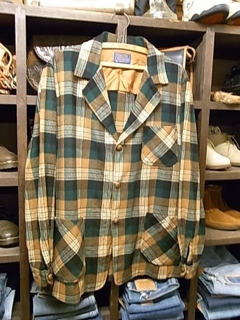 期間限定】 70 80'S MADE IN USA PENDLETON 100% VIRGIN WOOL CHECK