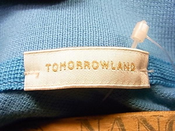TOMORROWLAND ロゴ 刺繍 半袖 ポロシャツ SIZE 1 青 トゥモローランド_画像3