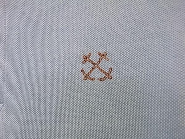 TOMORROWLAND ロゴ 刺繍 半袖 ポロシャツ SIZE 1 青 トゥモローランド_画像6