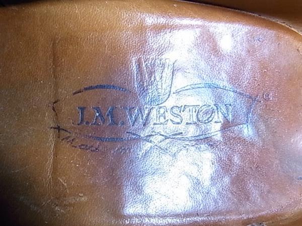 フランス製 J.M.WESTON スプリット トゥ ダービー ブラック 598 SIZE 5.5 ジェイエム ウェストン_画像3