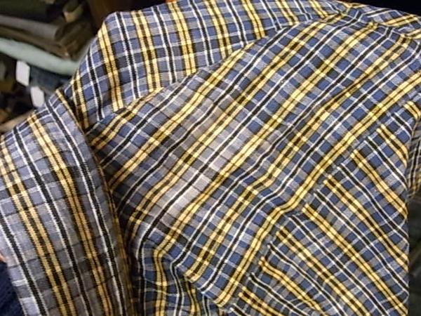 DEADSTOCK MADE IN USA THE BAGGY L/S SHIRT CHECK SIZE S デッドストック アメリカ製 バギー 長袖 シャツ チェック_画像5