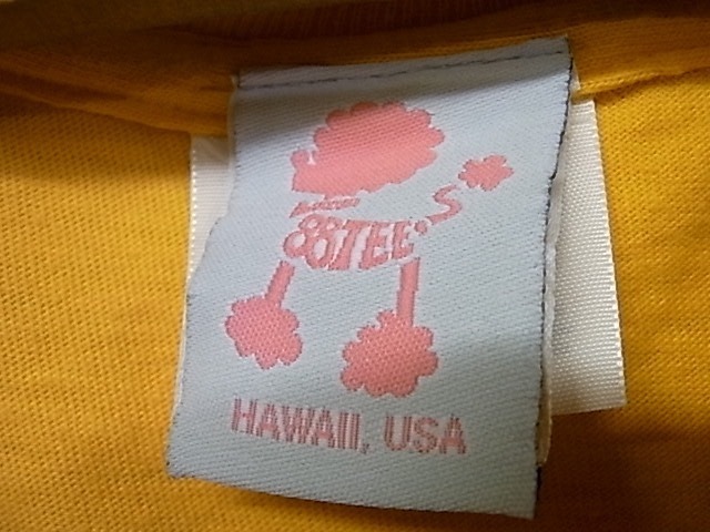 美品 MADE IN USA 88TEES HAWAII 虹 プリント 半袖 Tシャツ SIZE YOUTH S ハワイ オアフ_画像5