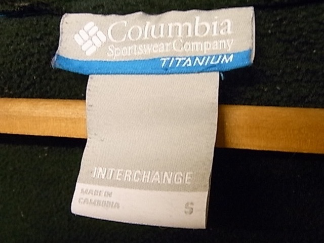 COLUMBIA TITNIUM INTERCHANGE OMNI-SHIELD フリース ジャケット SIZE S コロンビア チタニウム インターチェンジ オムニシールド_画像4