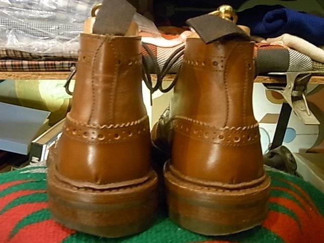 MADE IN ENGLAND TRICKER'S M5833 COUNTRY BOOTS 5EYELET UK7.5(26cm)  Англия   пр-во   ... машина ...  country   ботинки  5... 5 отверстие  