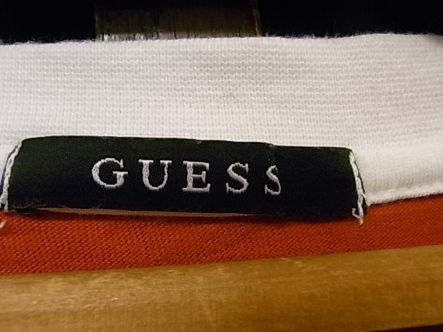 GUESS BOARDER T-SHIRT SIZE L ゲス ボーダー 半袖 Tシャツ_画像3