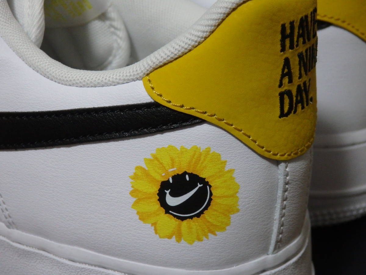 即決 レア 限定 新品 NIKE ナイキスニーカー AIR FORCE 1 '07 LOW LV8 2 Have A Nike Day エアフォース1 ロー 27.0cm 25周年 40周年 直輸入正規品 FORCE AIR NIKE レア 1 ホワイト イエロー エアフォース1 スニーカー