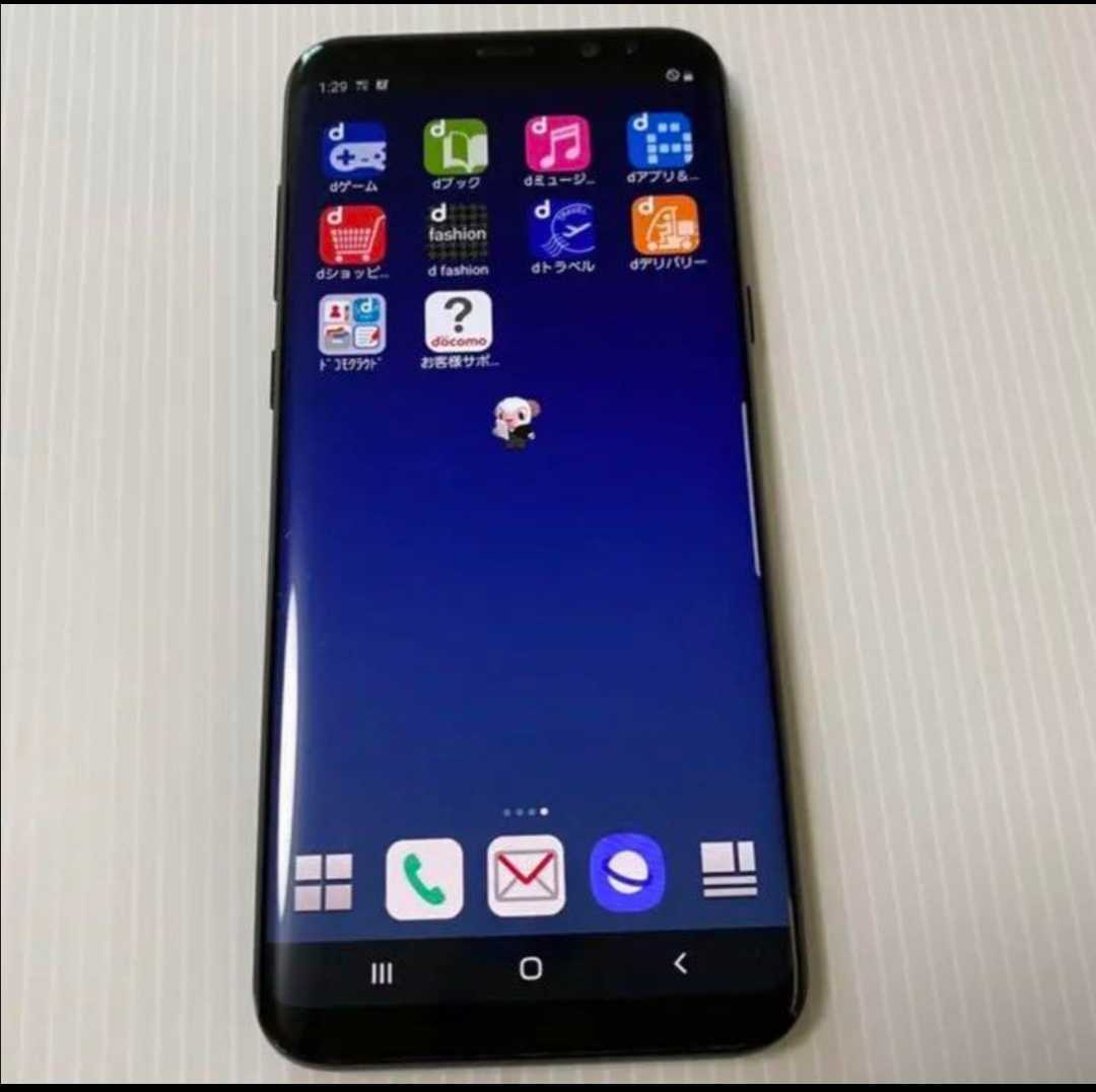 ドコモ SIMフリー SC-03J Galaxy ギャラクシー S8+ ブラック