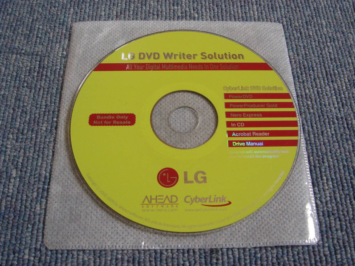  used LG DVD Writer Solution install CD junk treatment 